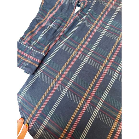 Rustler X-Long Tails Men's Western Pearl Snaps Long Sleeve Plaid Size 16 1/2 - Picture 9 of 13